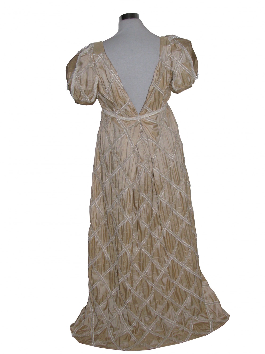 Ladies 19th Century Jane Austen Regency Evening Ball Gown Size 10 - 12  Image